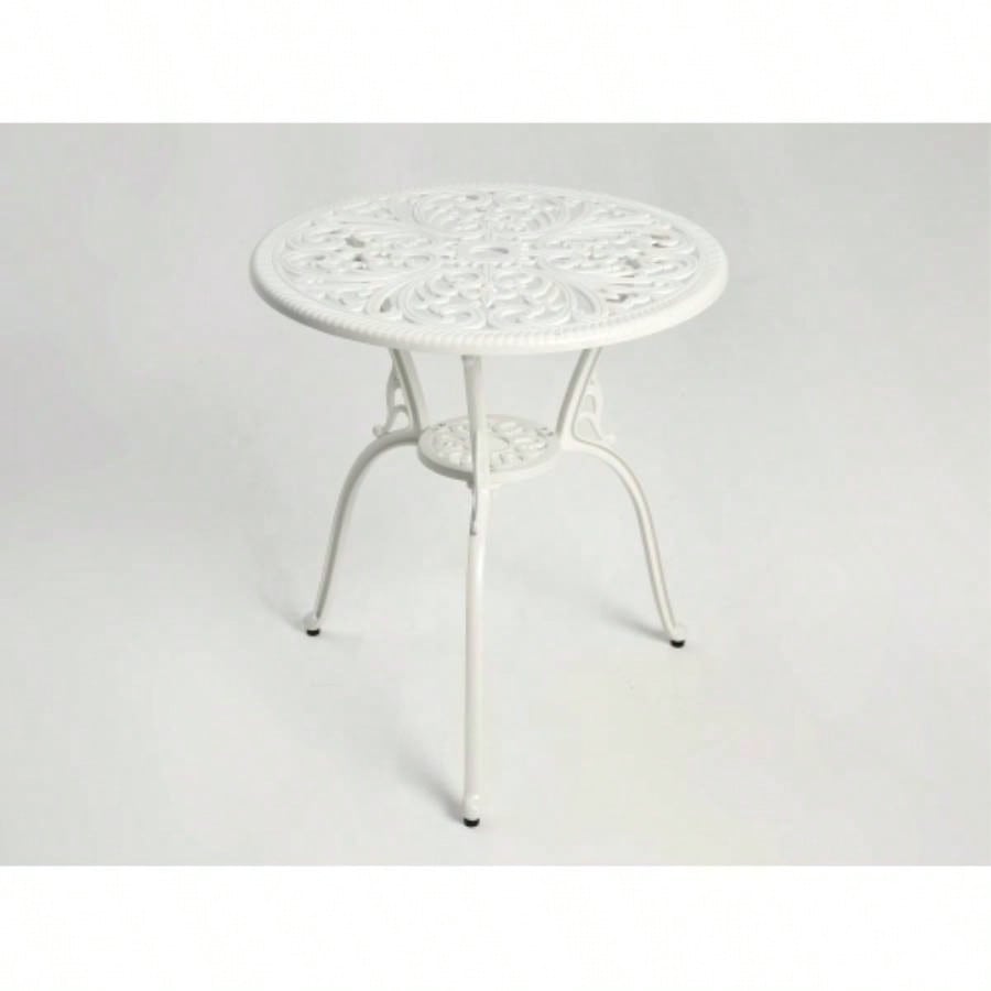 Best Choice Products 3 - Piece Outdoor Rust - Resistant Cast Aluminum Patio Bistro Set white