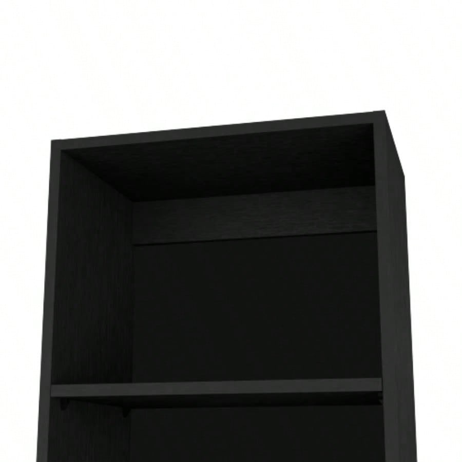 Sutton Slim Bookcase with Modern 5 - Shelf Design
