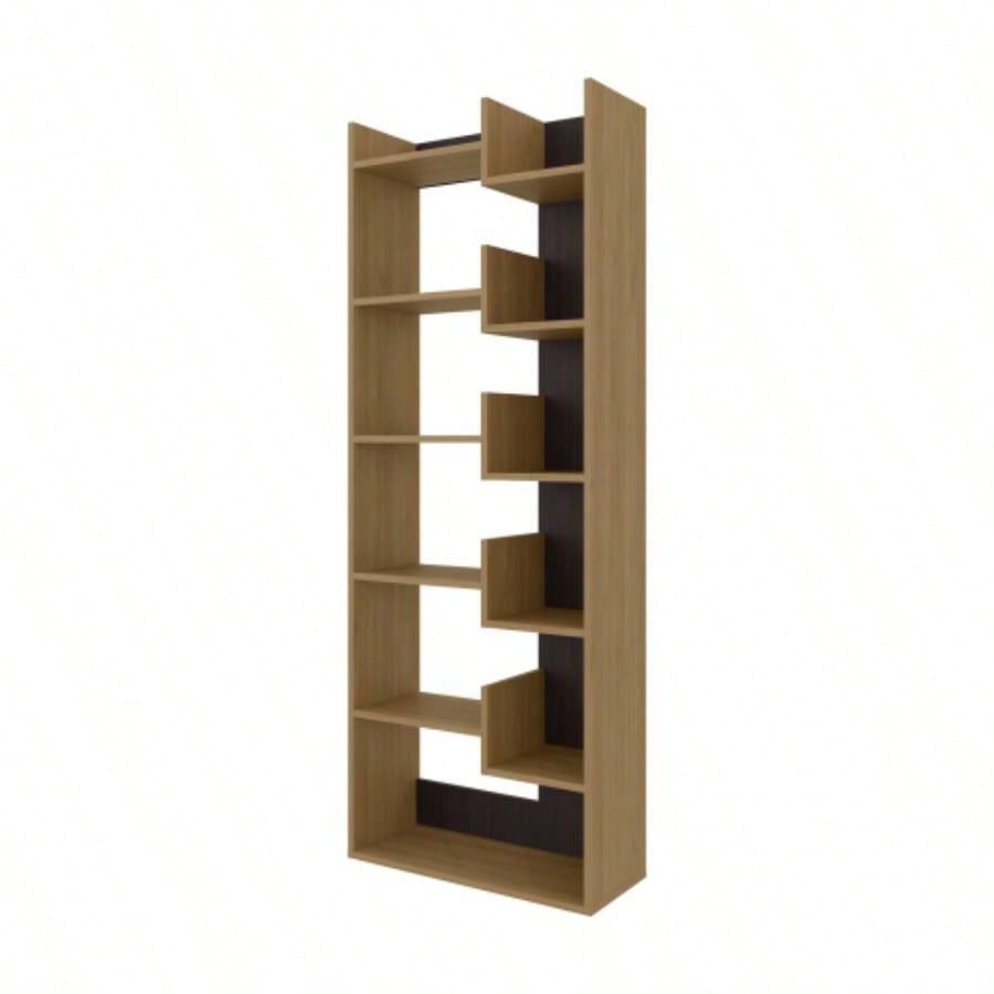 FM FURNITURE Perry Bookcase in Melamine with Open Storage