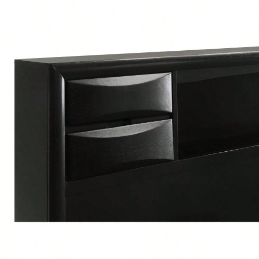 Jazz Black Storage Bed