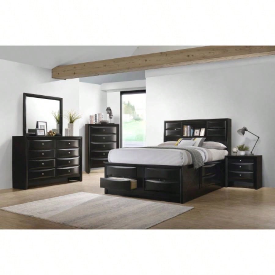 Jazz Black Storage Bed