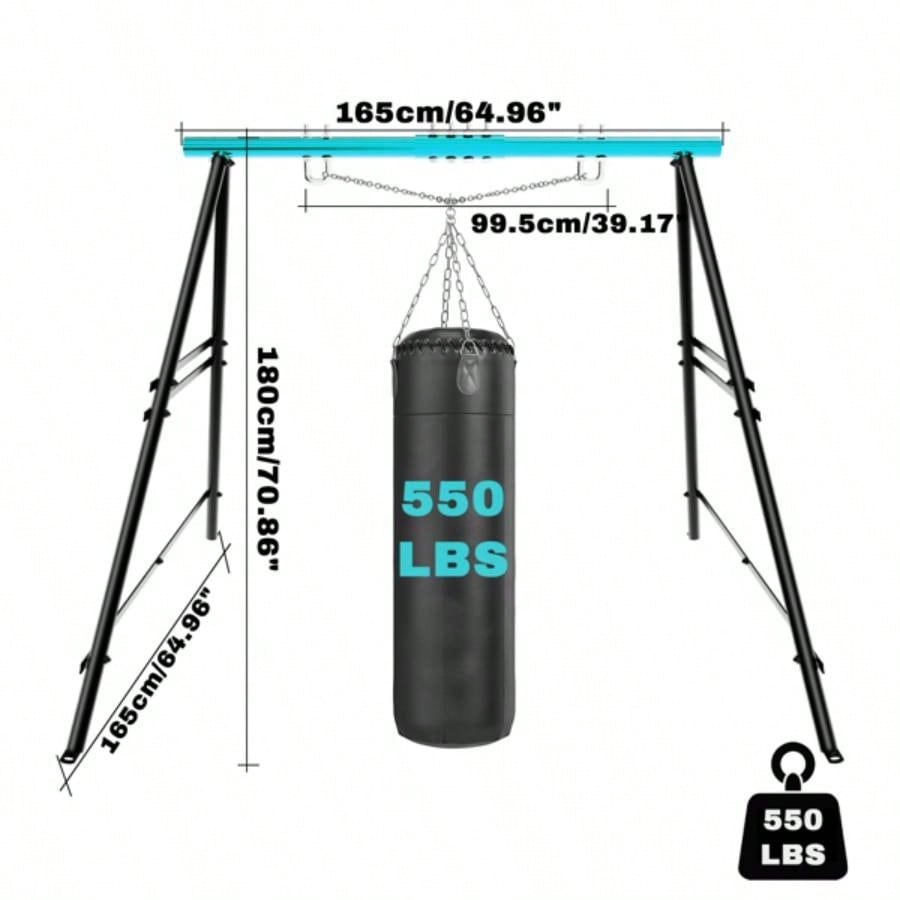 Swing Sets Backyard, Outdoor Porch Swing Frame, Hammock Chair Stand Only, Load 550Lbs A - Frame Swing Stand, Swing Set Patio, Playground, Park, Swing not Include