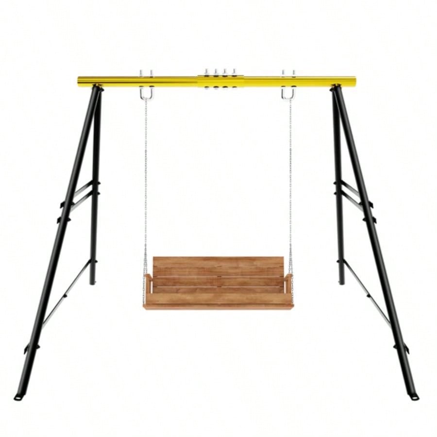 Swing Sets Backyard, Outdoor Porch Swing Frame, Hammock Chair Stand Only, Load 550Lbs A - Frame Swing Stand, Swing Set Patio, Playground, Park, Swing not Include