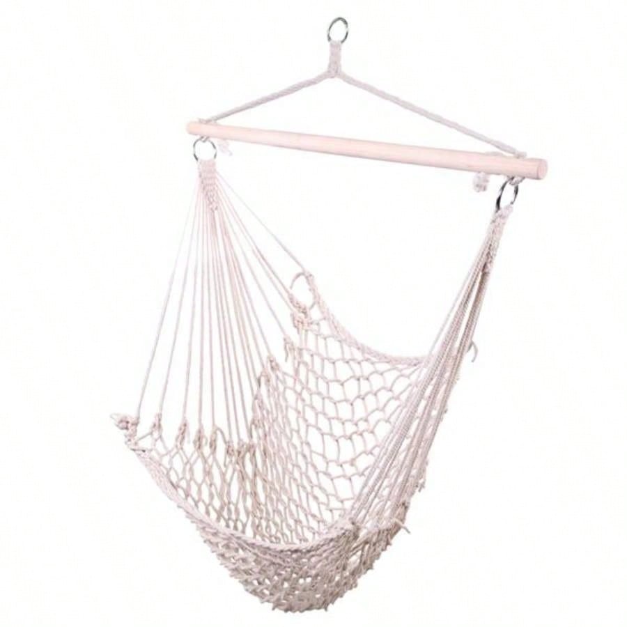 2pcs Hanging Rope/Sky Chair Swing beige