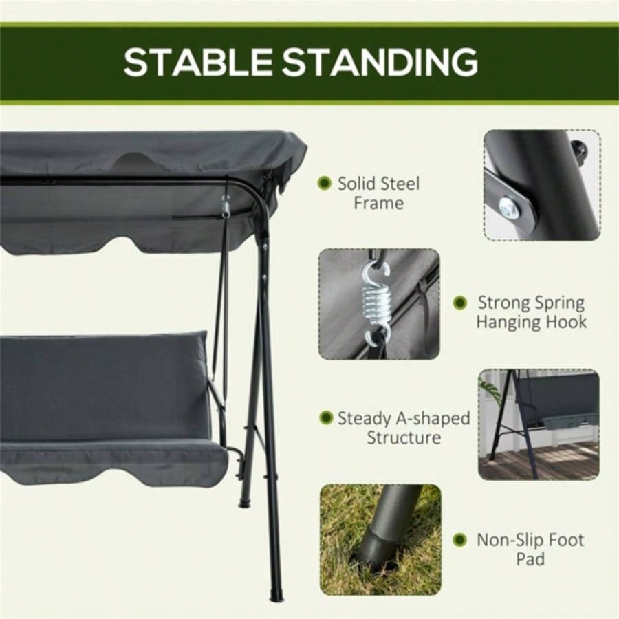 3 - Outdoor Patio Swing Chair