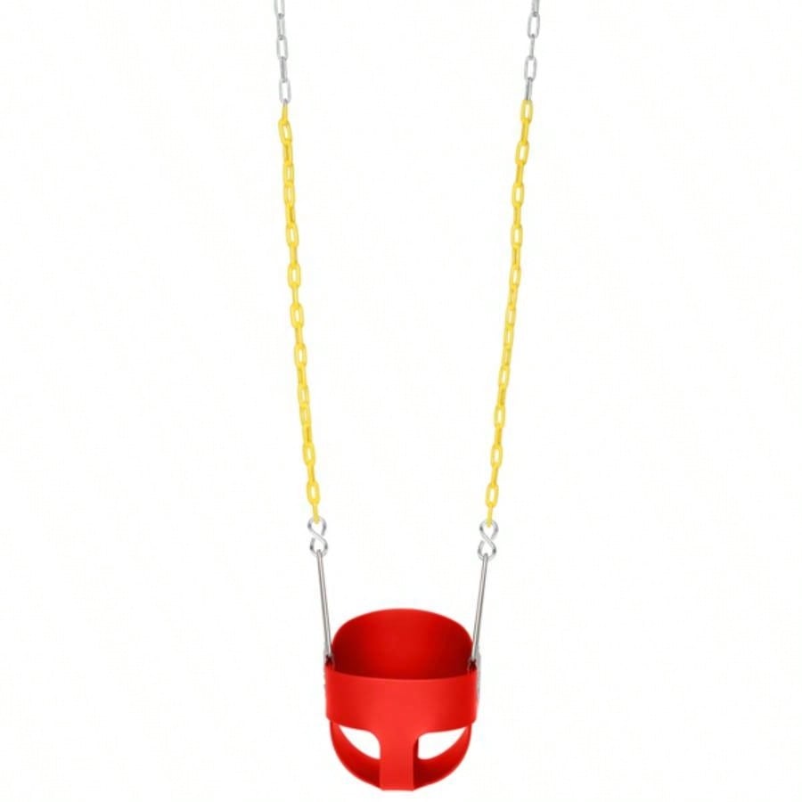 Swing Set Stuff Highback Full Bucket Swing Red
