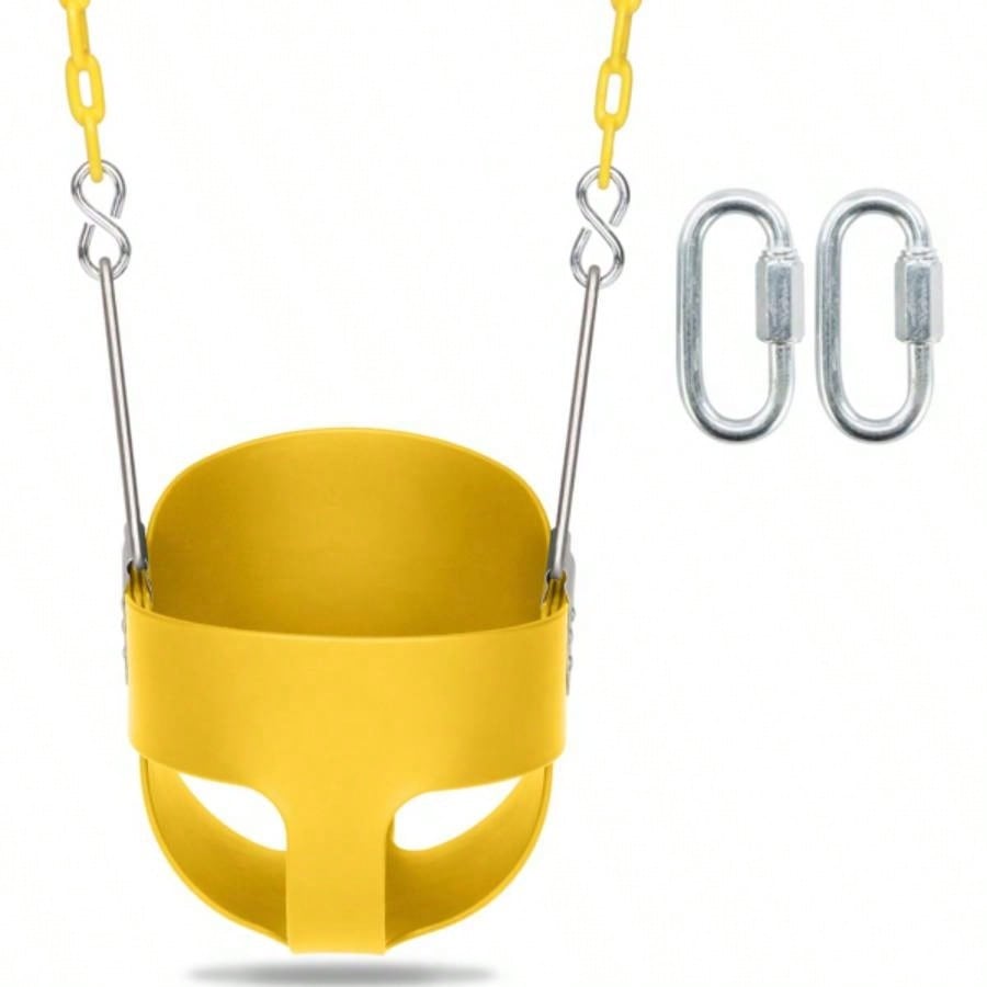 Swing Set Stuff Highback Full Bucket Swing Yellow