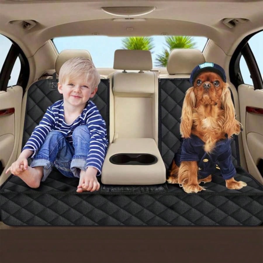 Dog Car Cover, Back Extender Dogs, Dog Hammock Car Backseat, Non Inflatable Dog Cover Back, Hard Bottom Back Protector, Trucs SUVs