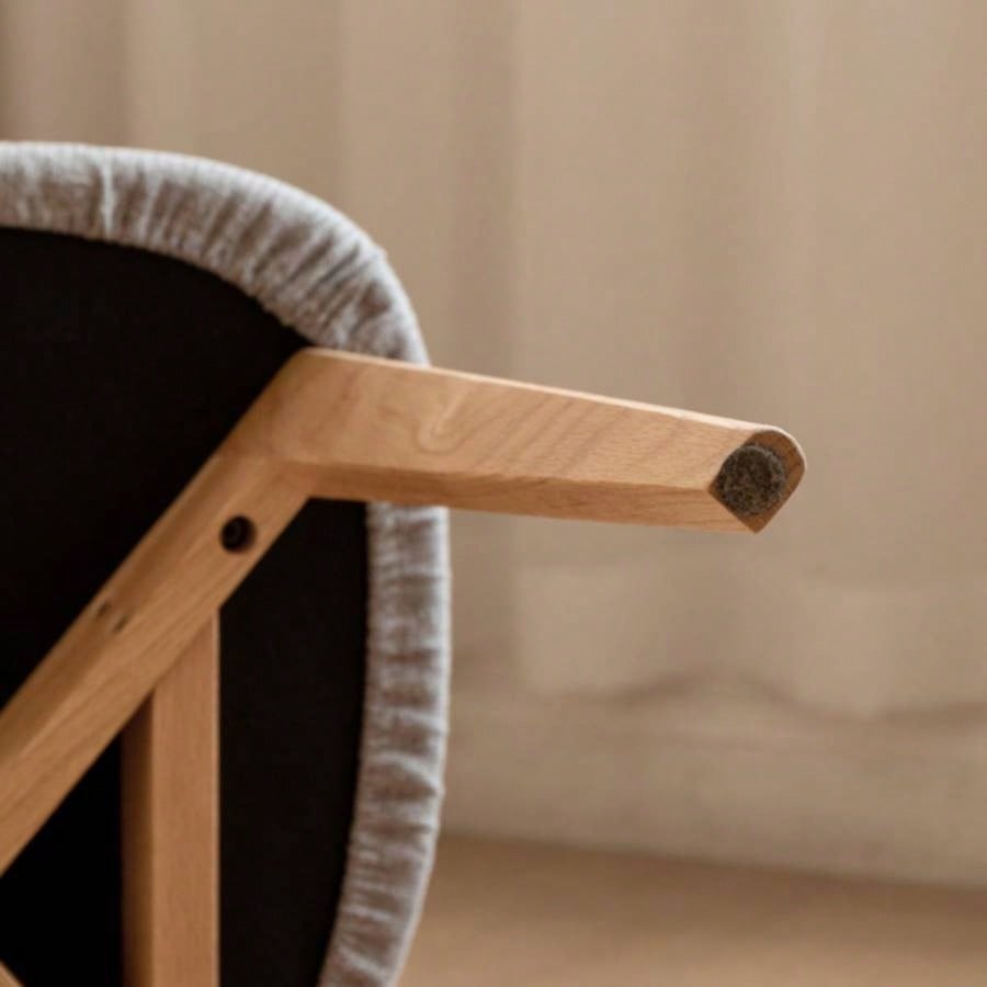 Set of 4 pcs Dining Chair Wooden FAS Grade Oak Natural Wood Made in North America Dirt - Wood Chair Solid Chair Table Chair Wooden Living Room Chair Simple And Natural 47.5 * 55.5 * 78cm