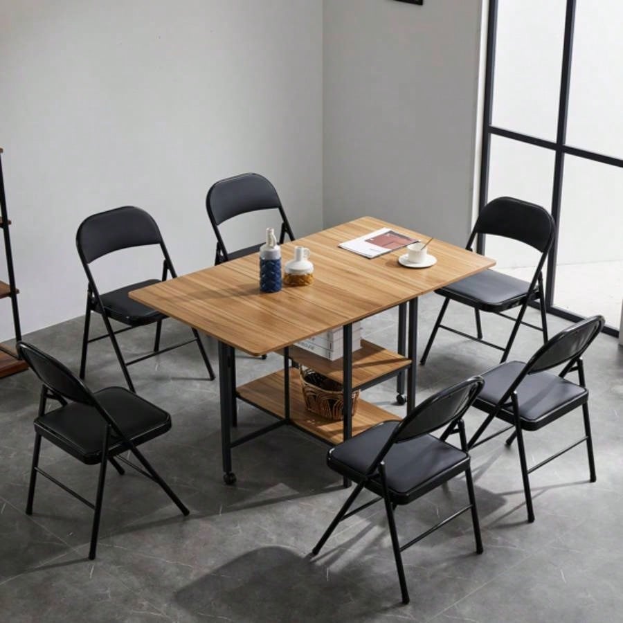 Old Code334575574pcs Elegant Foldable Iron PVC Chairs Convention Exhibition Black