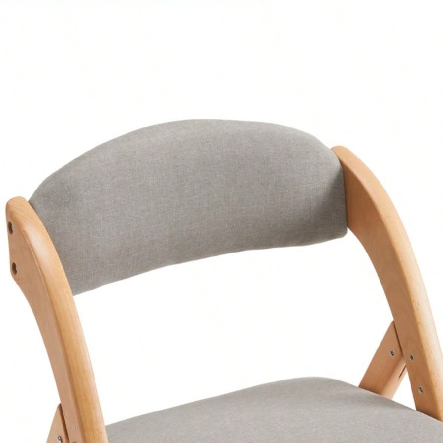 2 Pack Wooden Folding Chairs with Padded and Back, Modern Dining Chairs Chair Guests Living Room Office Wedding Party