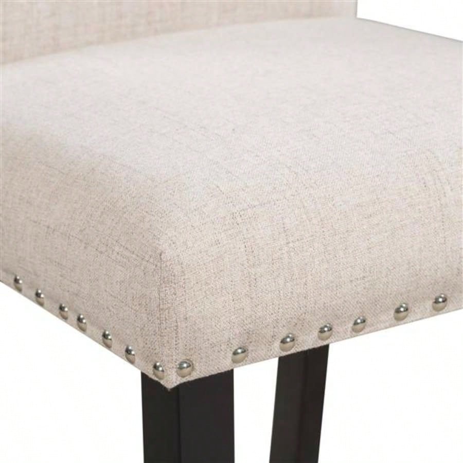Faux Marble 5 - Piece Dining Set Table with 4 Thicken Cushion Dining Chairs Home Furniture, White/Beige+Black