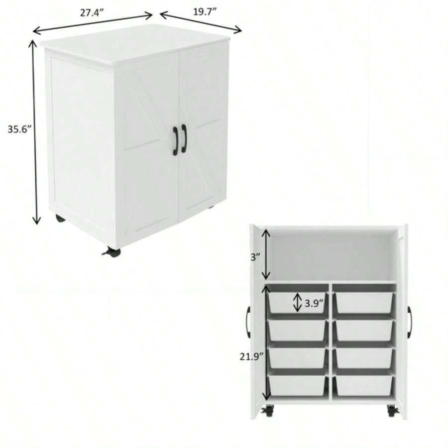 Rice door storage cabinet, exquisite craftsmanship to create, strong and durable, large capacity storage, to meet diverse needs of living room, bedroom, kitchen, home must - have!