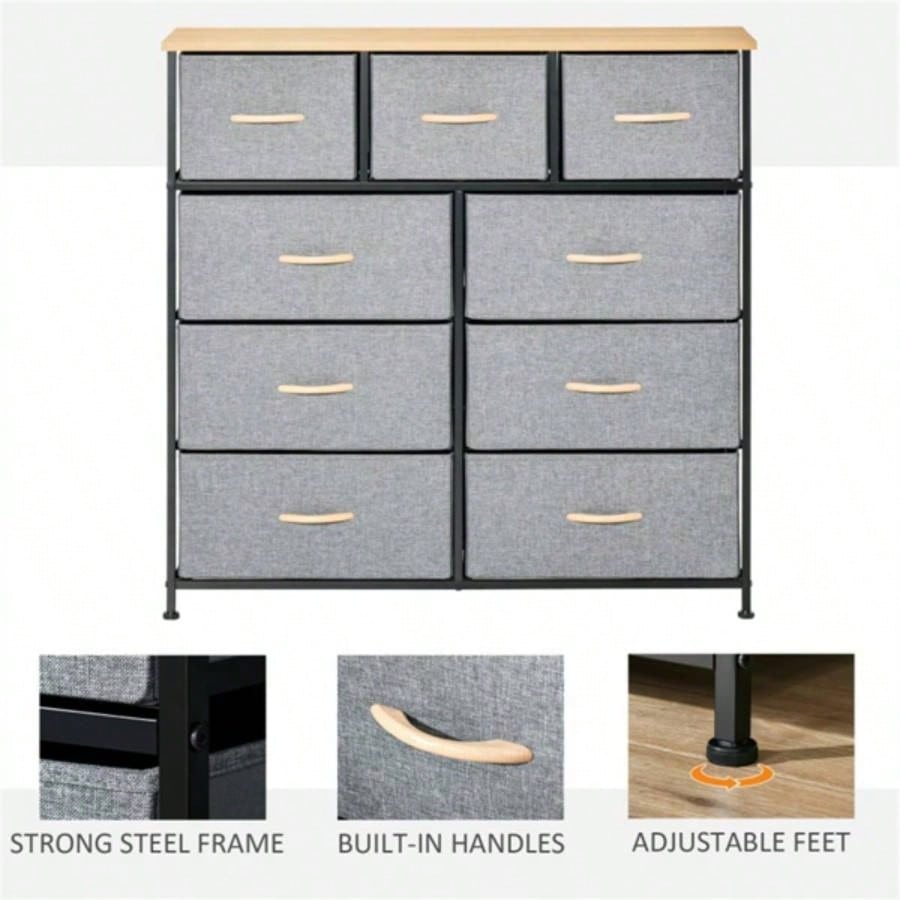 Kitchen Storage Cabinet/Fabric Cabinet - Light Prohibited by