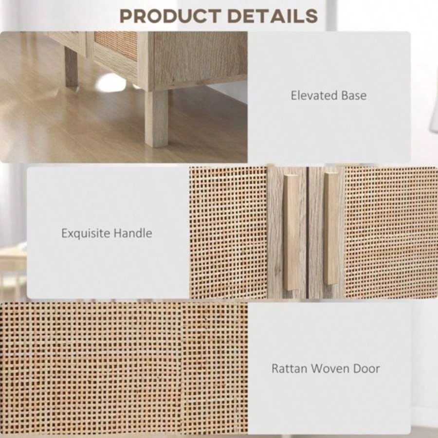 Kitchen Storage Cabinet, Garage Cabinets Natural Wood - AS Prohibited by