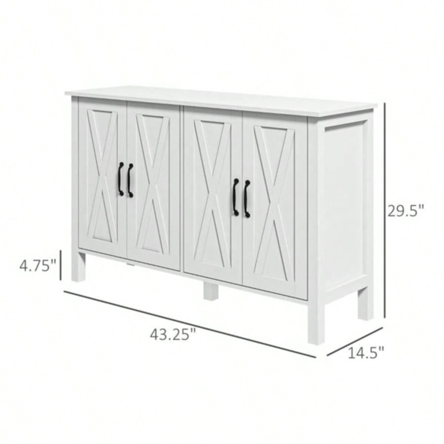 Kitchen Buffet Cabinet White Prohibited by