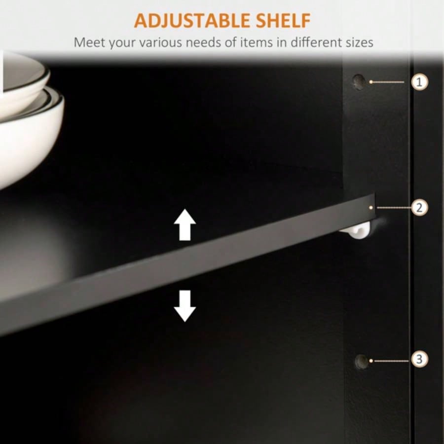 Storage Cabinets Black Prohibited by