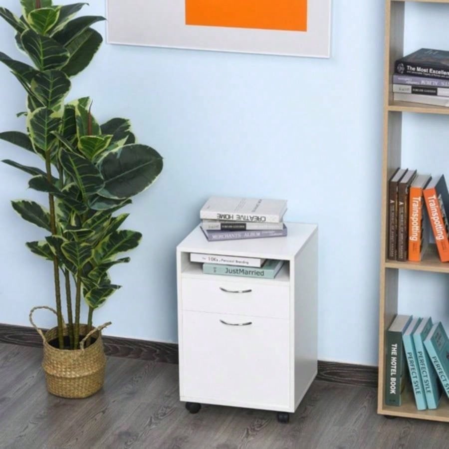 File Cabinet/ Storage cabinet - White Prohibited by