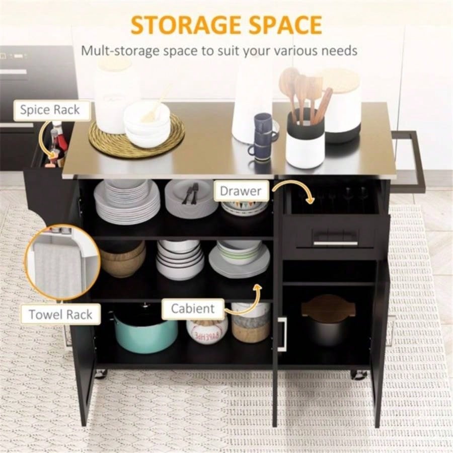 Kitchen Island/Storage cabinet Prohibited by