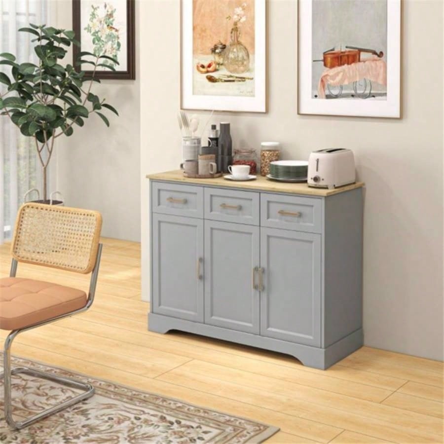 Kitchen Cabinet - Gray