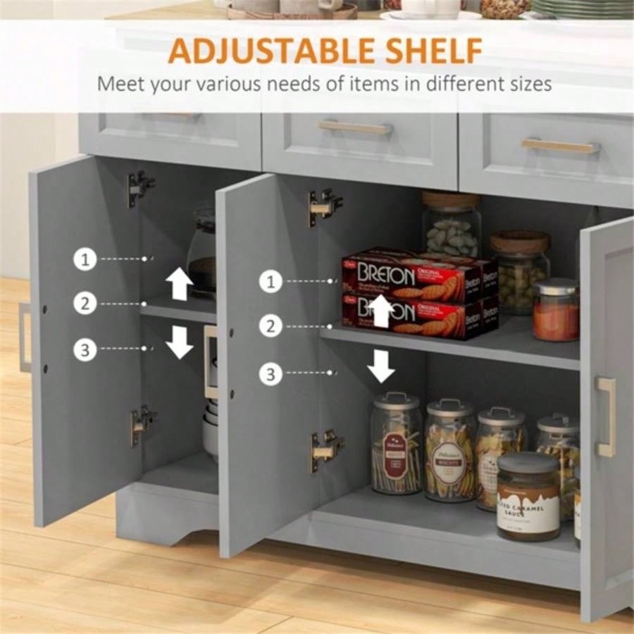 Kitchen Cabinet - Gray