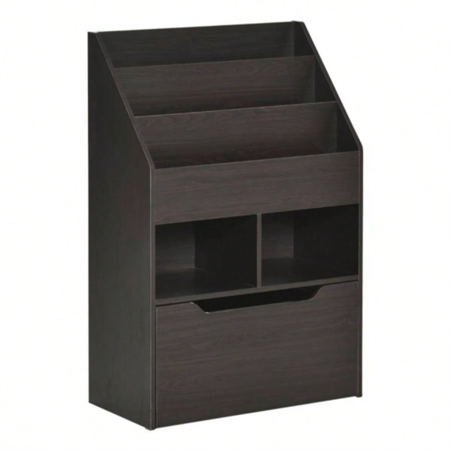 Kids Shelf Book/Storage Cabinet - Brown 1
