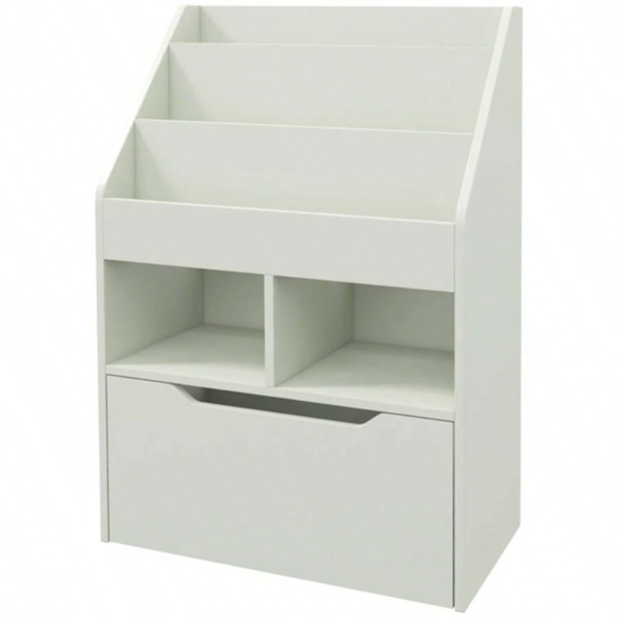 Kids Shelf Book/Storage Cabinet - Pale Green 1