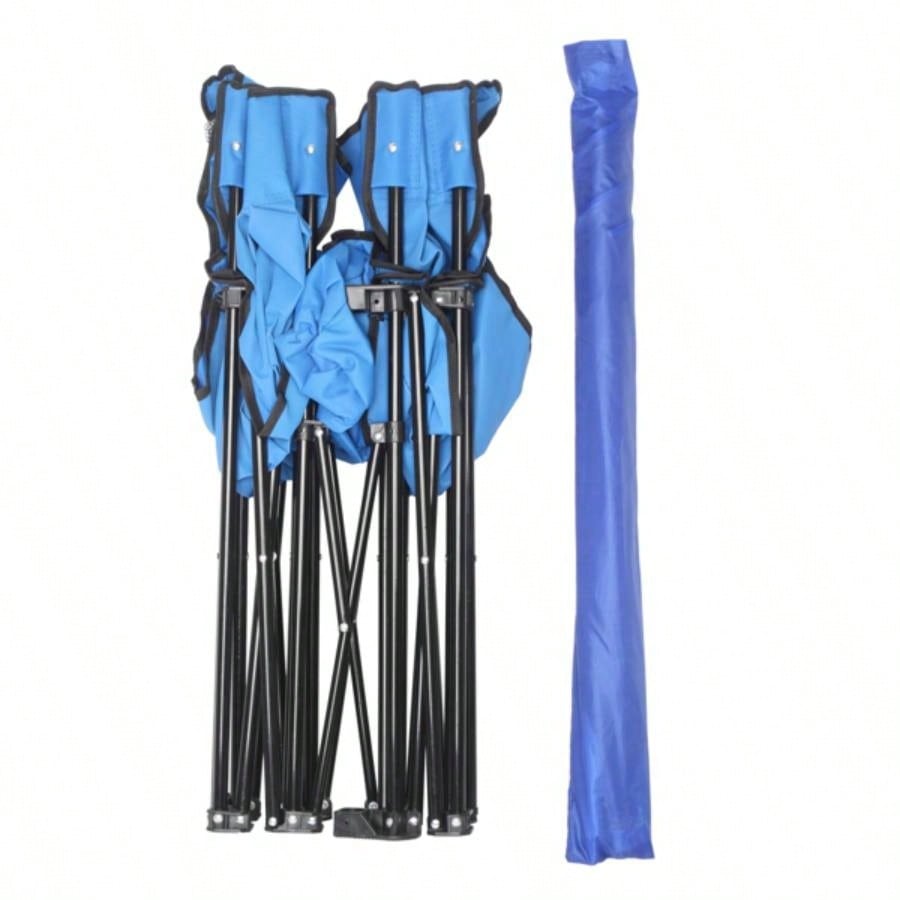 Portable Outdoor 2 - Folding Chair with Removable Blue 2