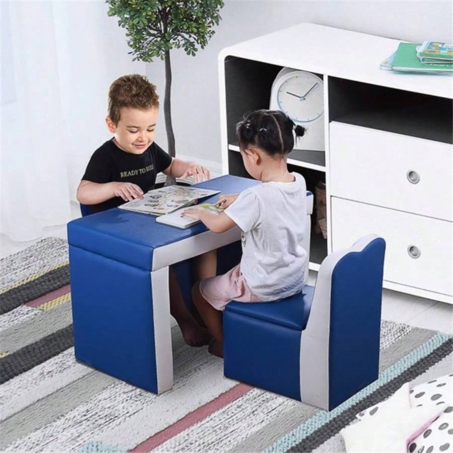 Kids 2 - in - 1 Sofa Sets - Blue Prohibited by