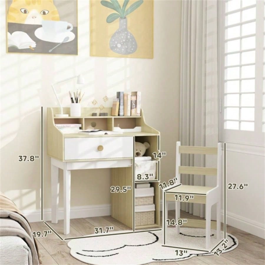 Kids Desk and Chair Set