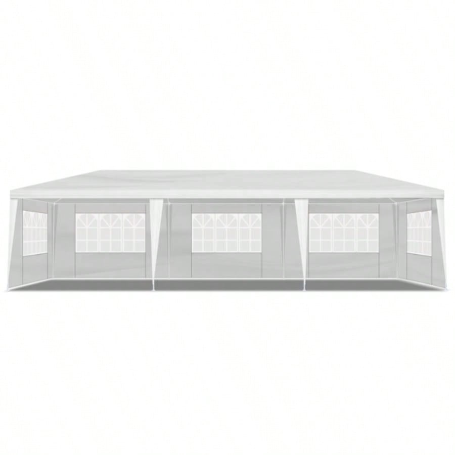 3*9m 5 - Sided Iron PE Cloth Pipe Pergola