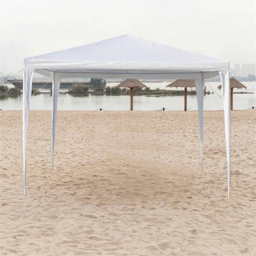 3x Waterproof Tent with Tubes White