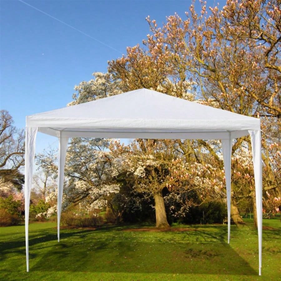 3x Waterproof Tent with Tubes White