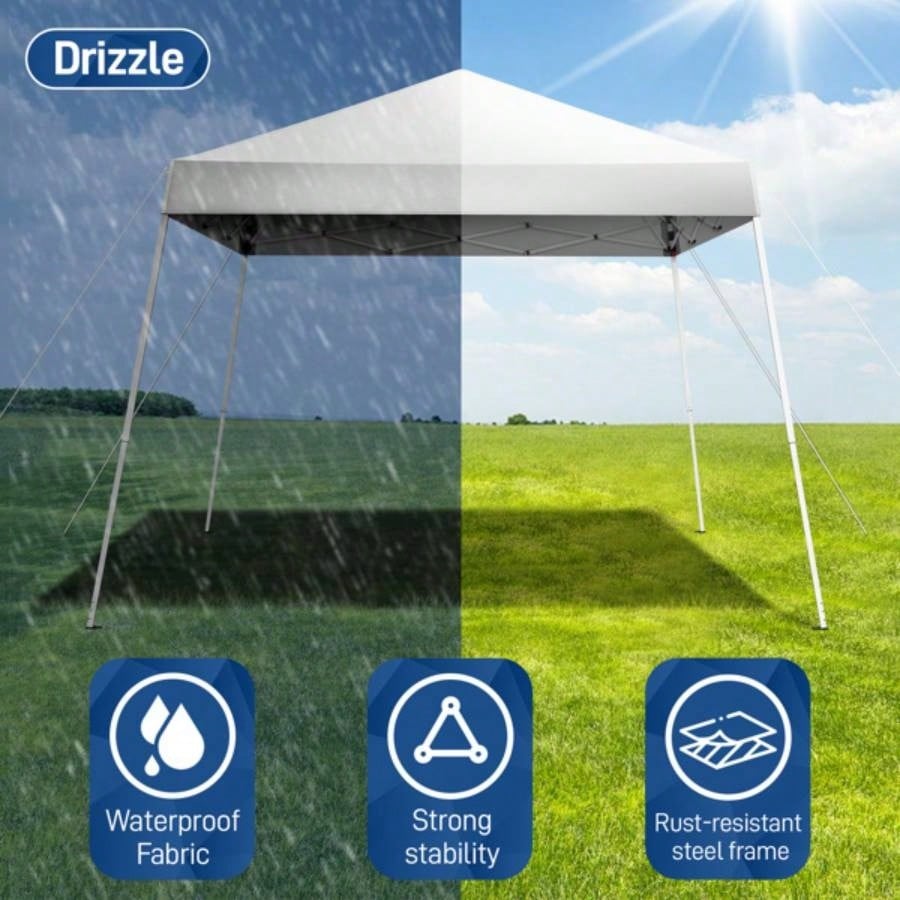 3x Portable Home Use Waterproof Folding Tent White