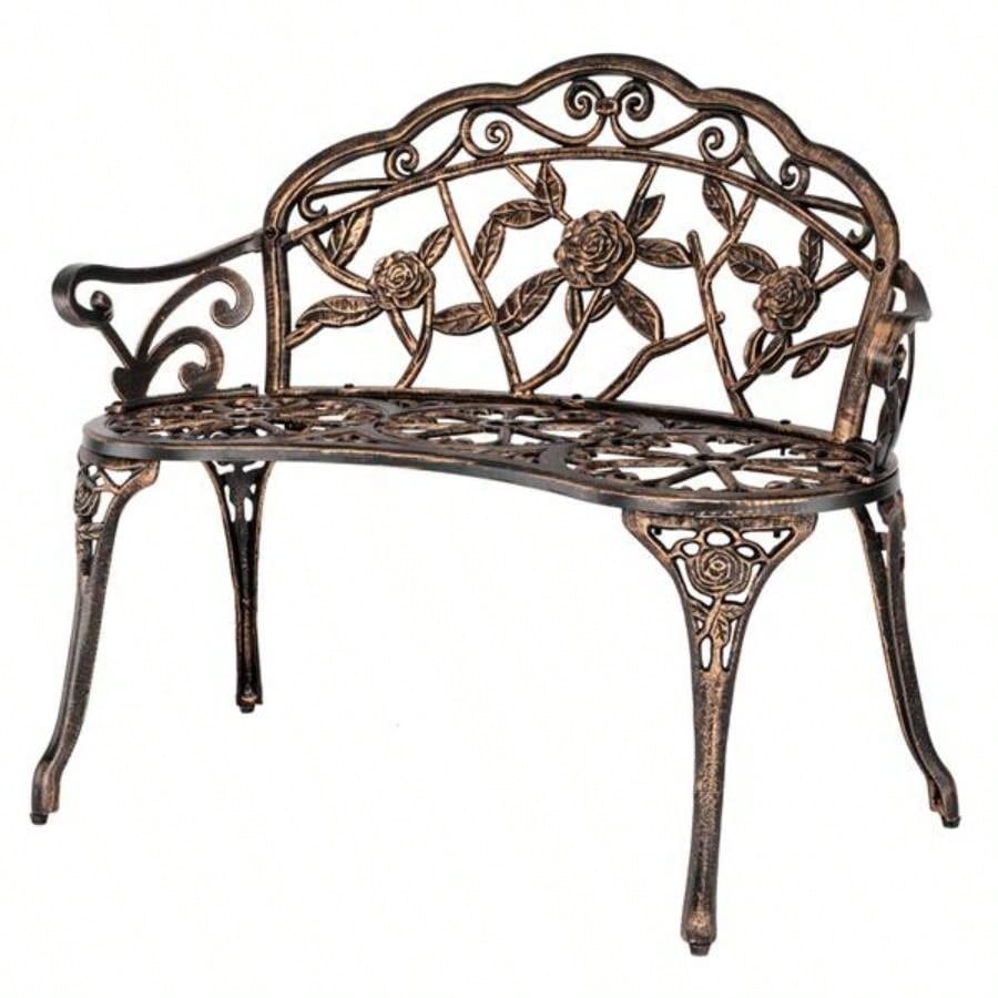 38.5 Cast Aluminum Outdoor Courtyard Decoration Park Leisure Chair