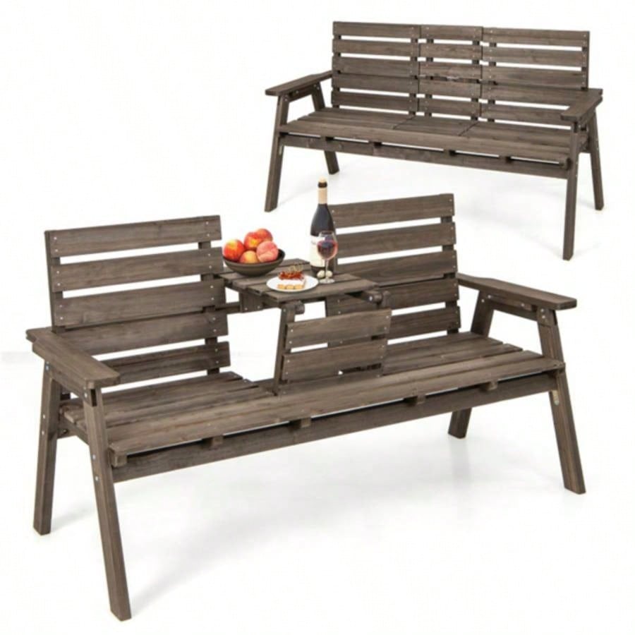 Wooden withFol dable Middle Table