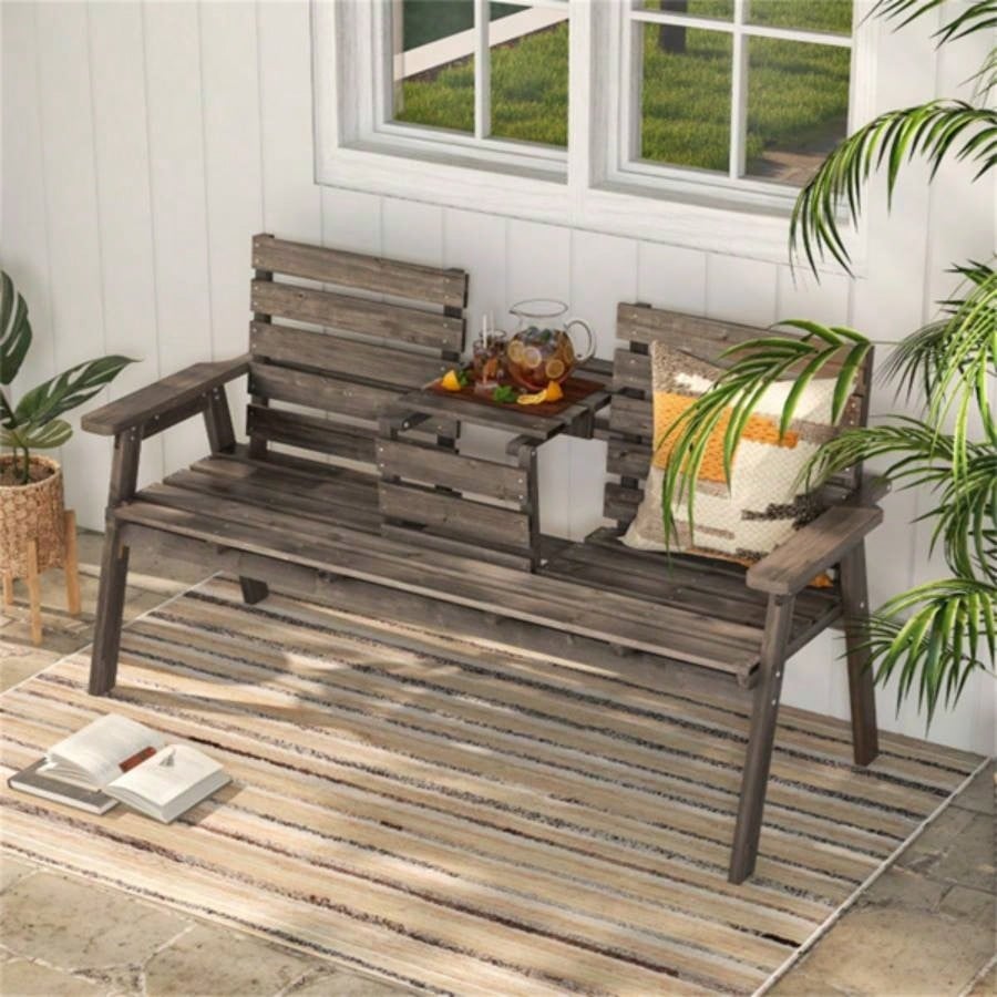 Wooden withFol dable Middle Table