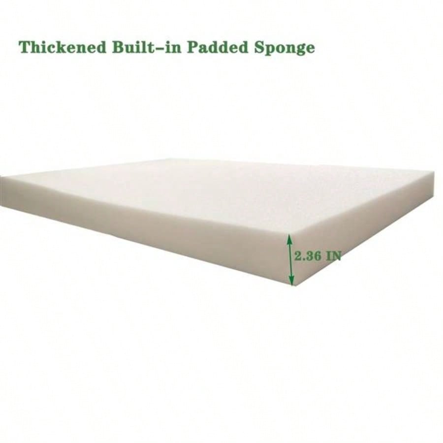 2PCS Set Outdoor Lounge Chair Cushion Patio Funiture Cushion Chaise Lounge Cushion