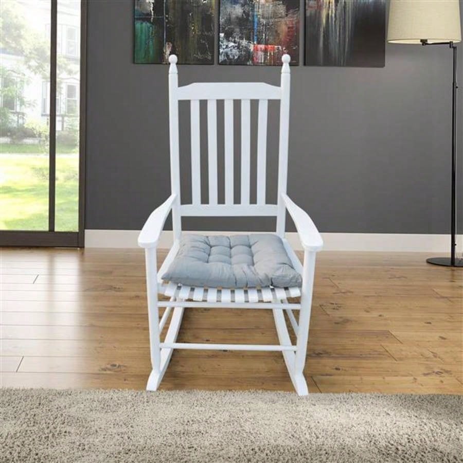 wooden porch rocker chair WHITE, without