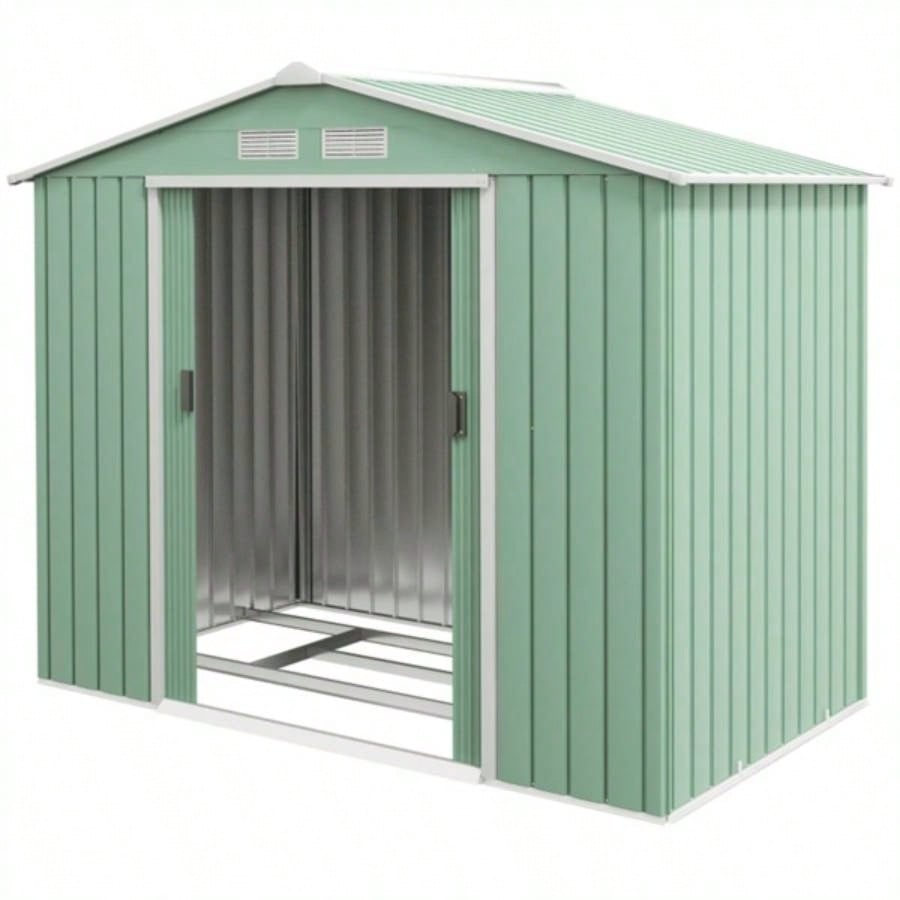 Steel Storage Shed Garden house 39; 439; White - AS Prohibited by