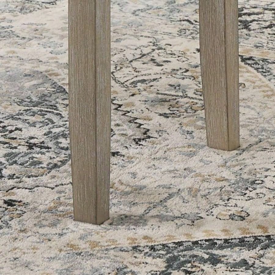 Tabitha Light Oak Dining with Light Gray Fabric