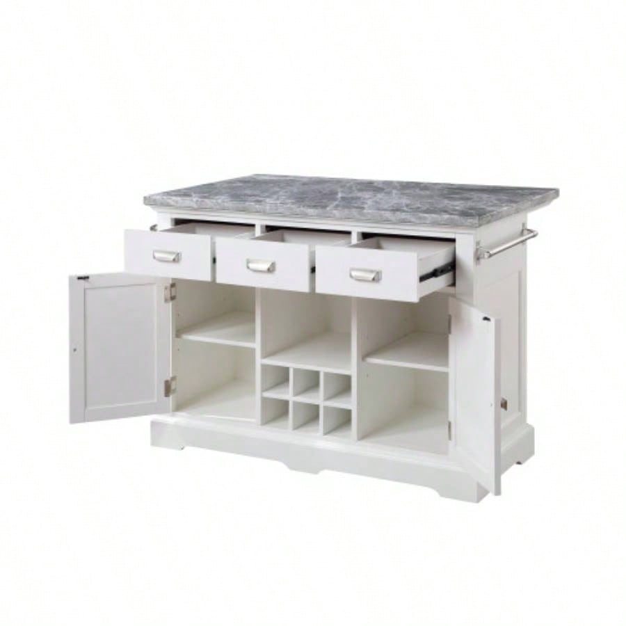 Zermatt - Kitchen Island - White