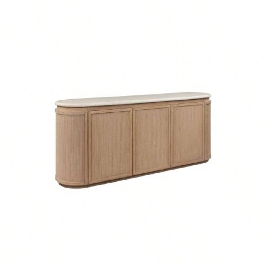Stone Top and Rope Front Server