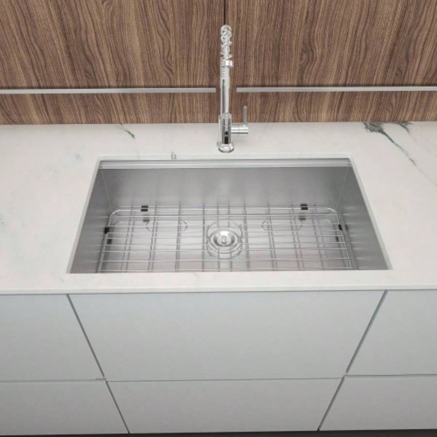 30 Undermount Kitchen Sink - 30*19*9 inch Kitchen Sink Undermount Single Bowl 16 Gauge Stainless Steel Ledge Workstation Kitchen Sinks