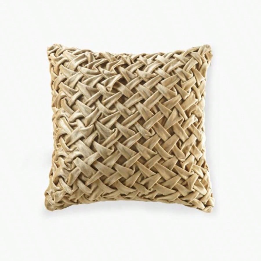 Square Decor Pillow Gold 20x20