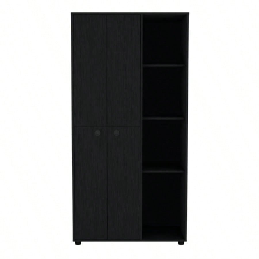 White Armoire Wardrobe - Small Bedroom Storage