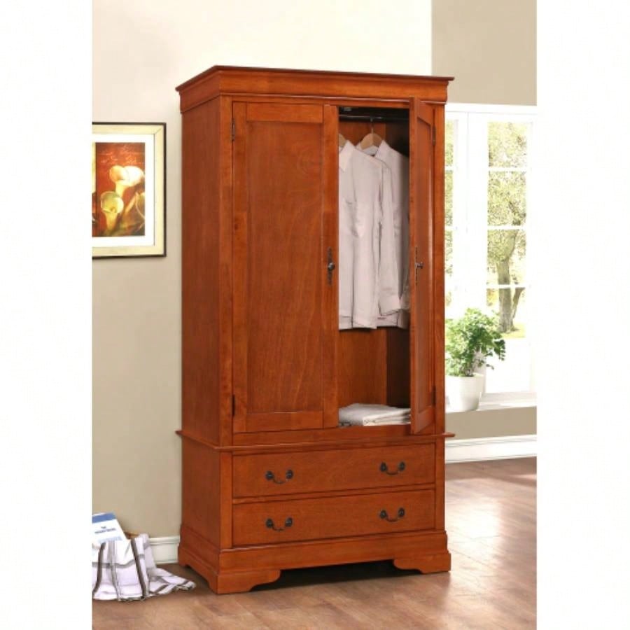 Elegant Oak Armoire Timeless Storage