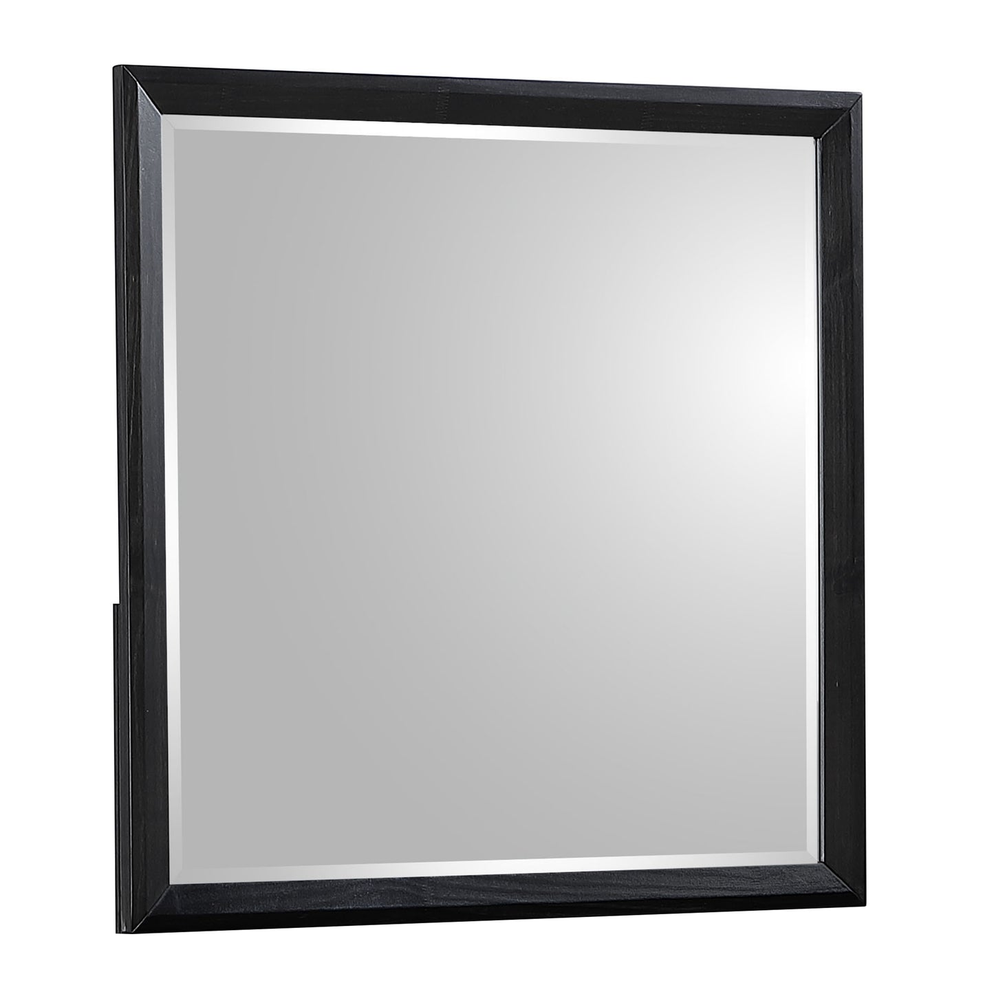 Houston Traditional Style Mirror Made with Wood in Walnut(THIS ITEM INCLUDES MIRROR ONLY)