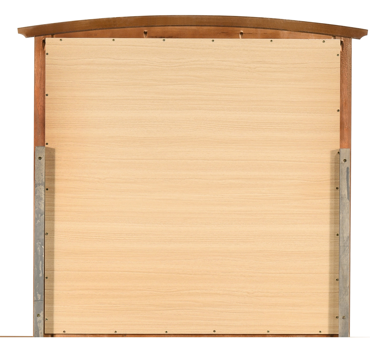37" Oak Vanity Mirror with Particle Board Frame