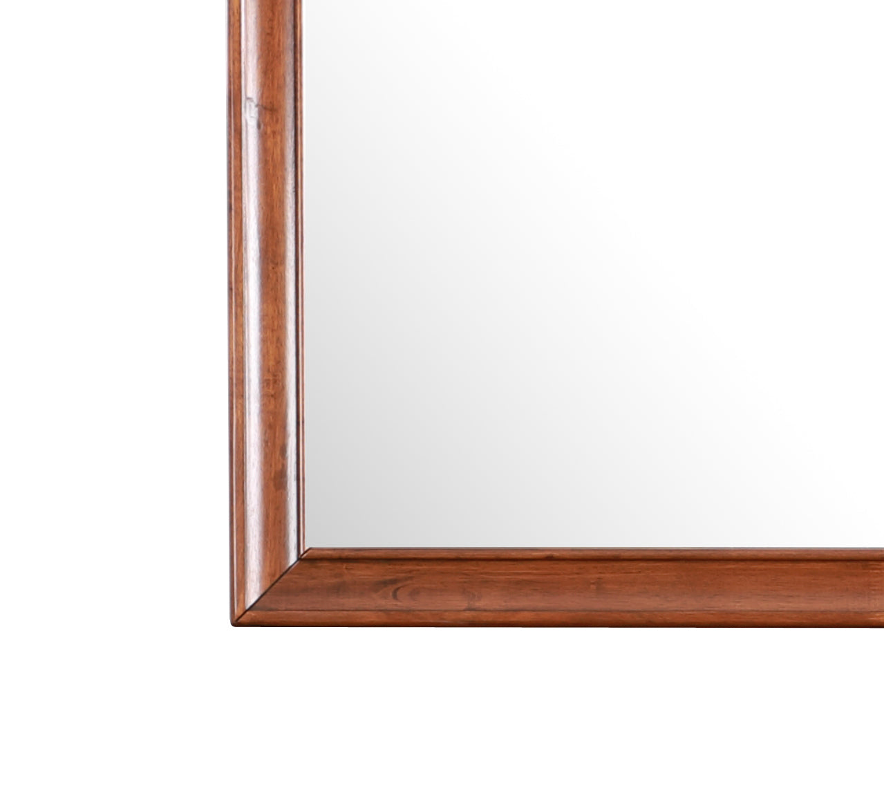 Oak Vanity Mirror with Dresser - 33" x 45"